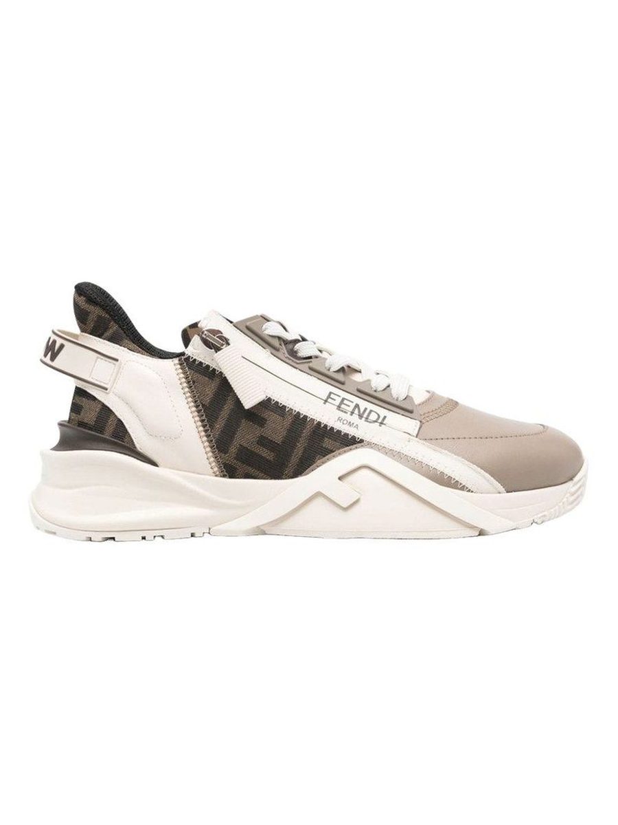 Fendi Flow Leather Sneakers