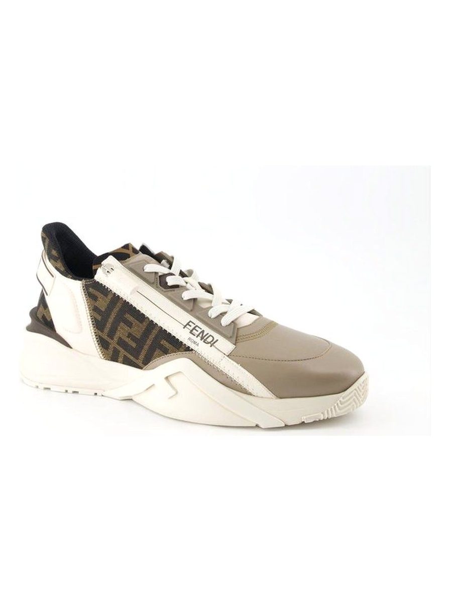 Fendi Flow Leather Sneakers