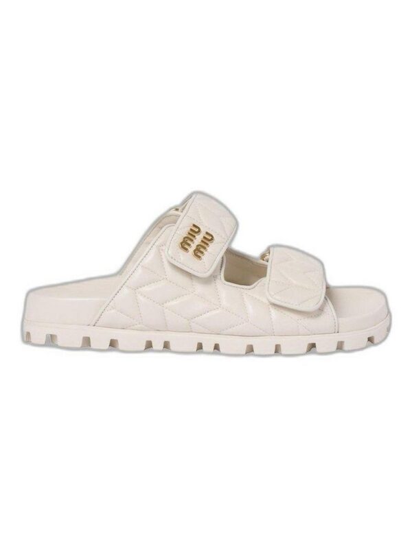 Nappa leather Slippers- white