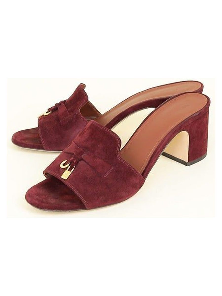 Summer Charms Sandal-Oxblood