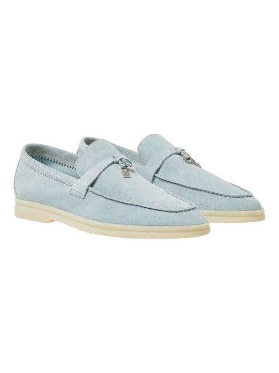 Loro Piana Loafers – Light Blue
