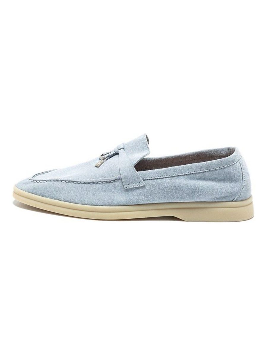 Loro Piana Loafers – Light Blue