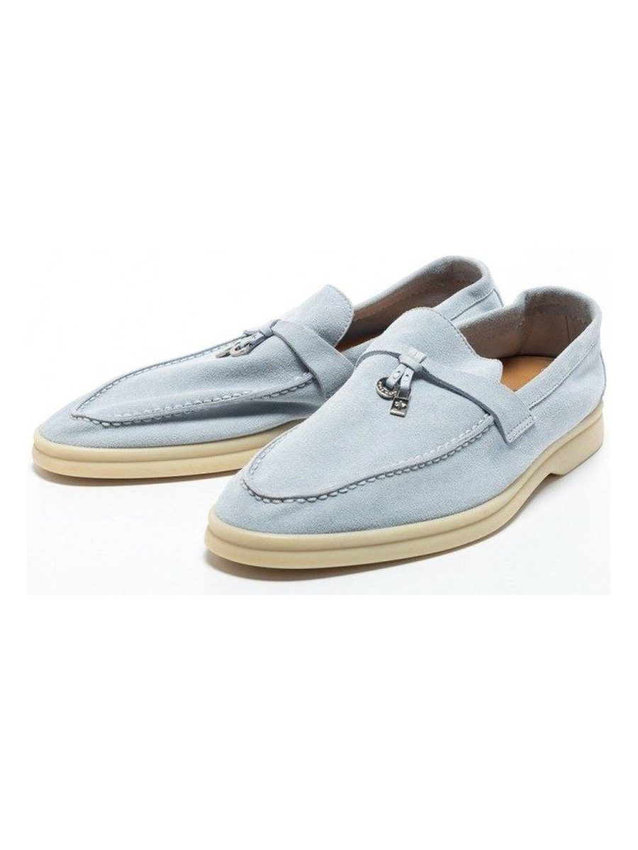 Loro Piana Loafers – Light Blue