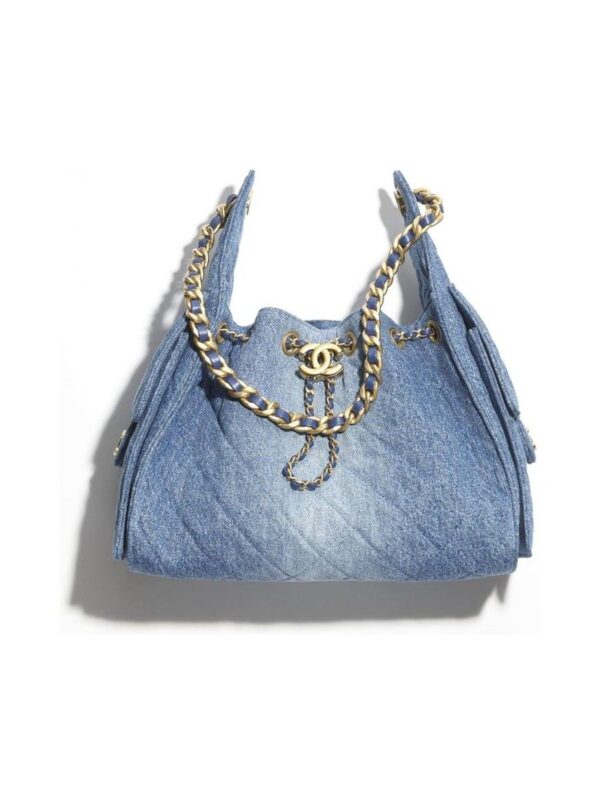 Chanel 25 Small Handbag blue