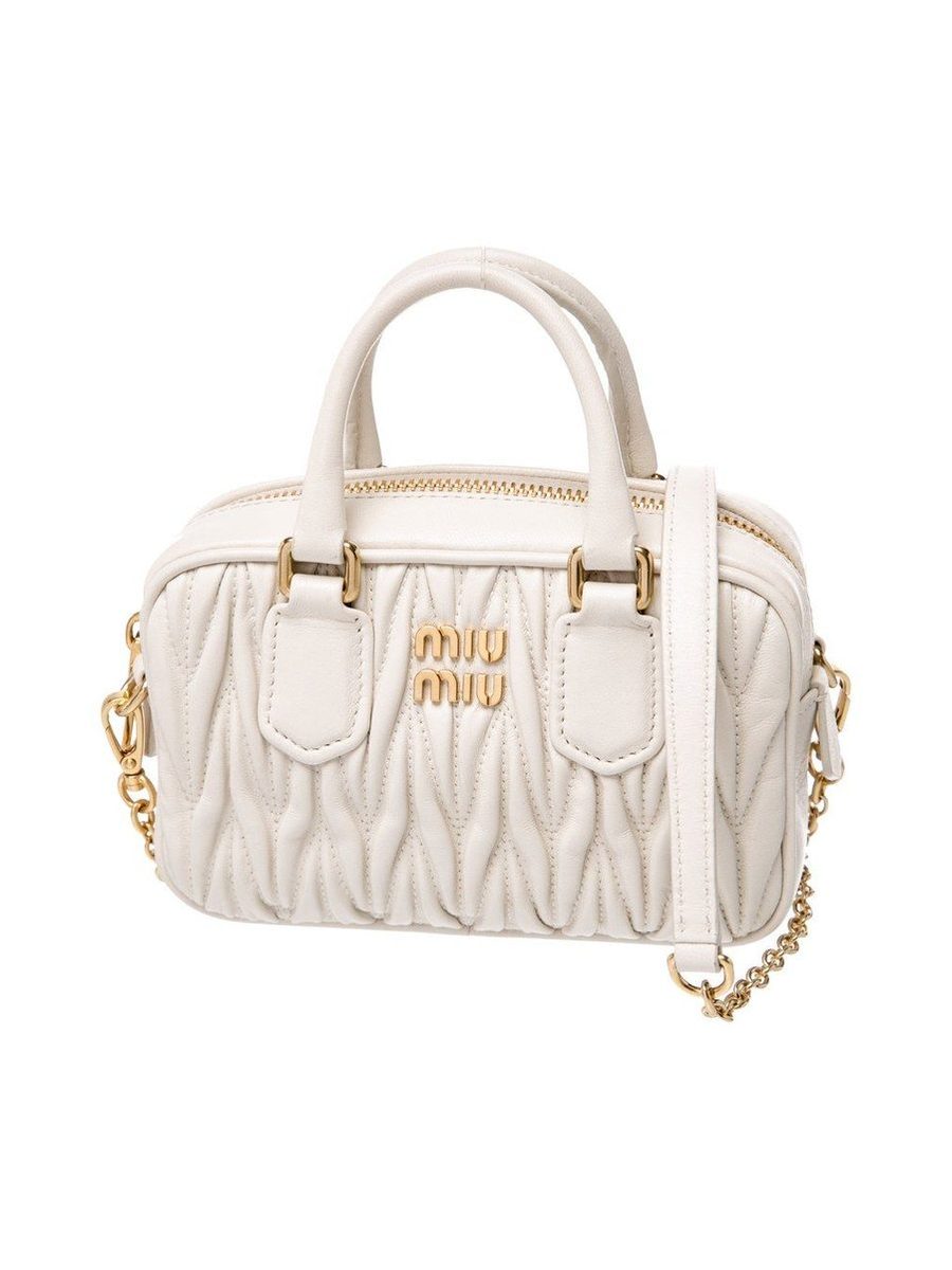 Arcadie Matelassé nappa leather bag