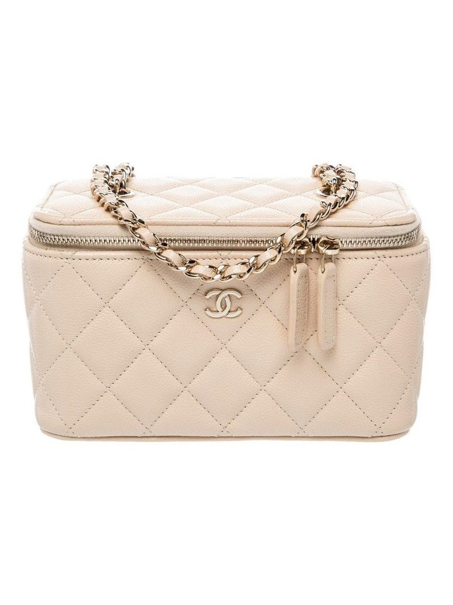 Chanel Small Vanity on Chain Pearl
