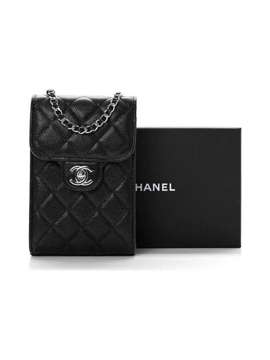 CC Phone Clutch with Pouch Gold Hardware