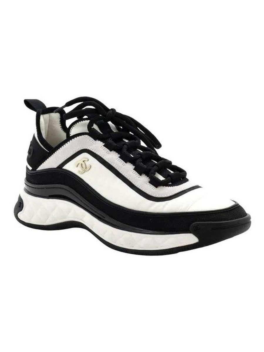 Suede Fabric Coco Mark Sneakers