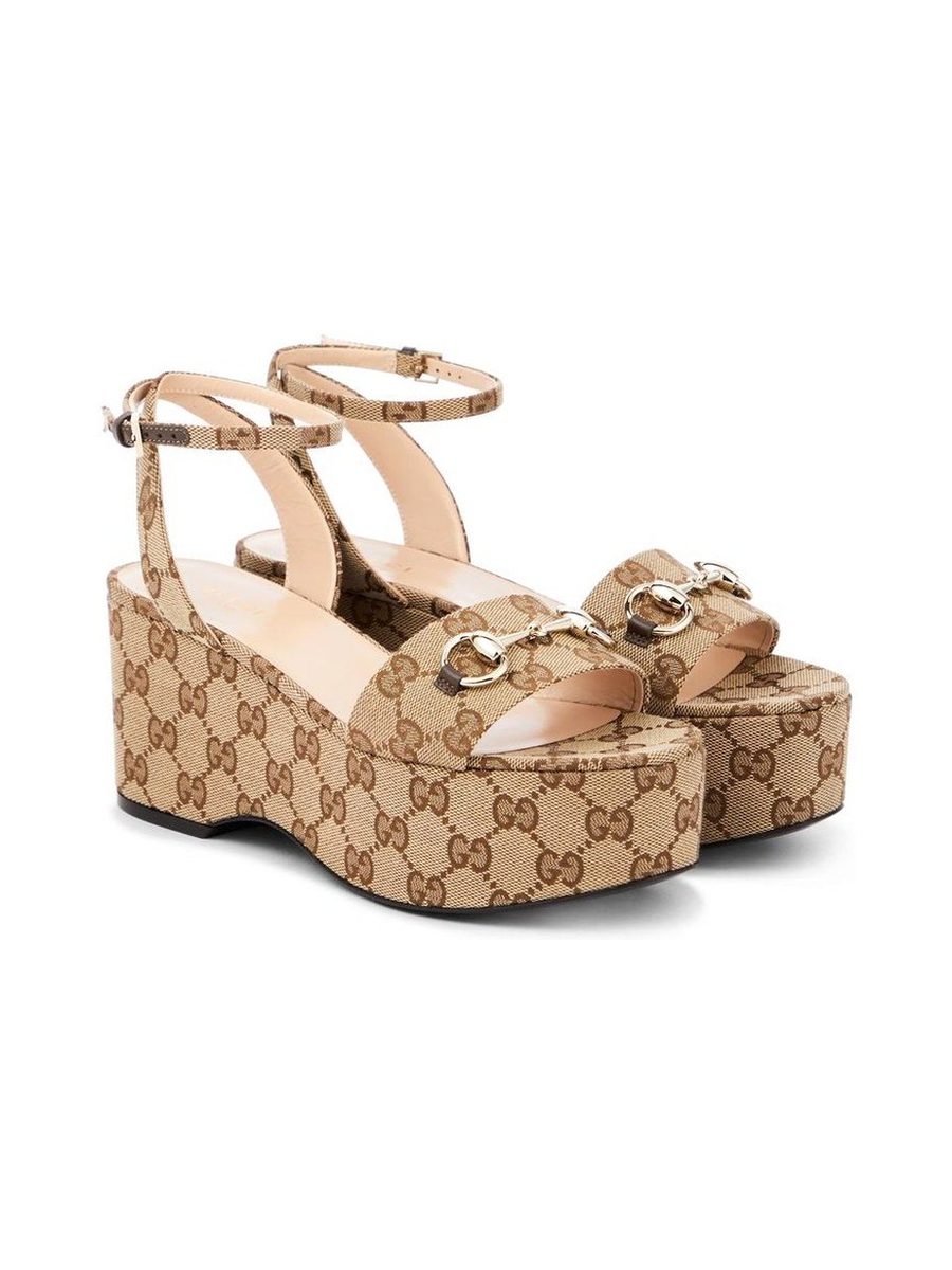 Horsebit flatform sandal