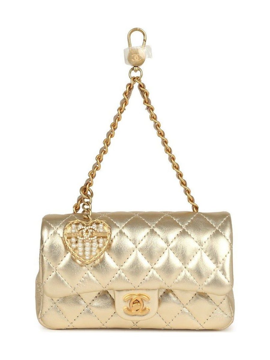CHANEL Matelasse bag charm