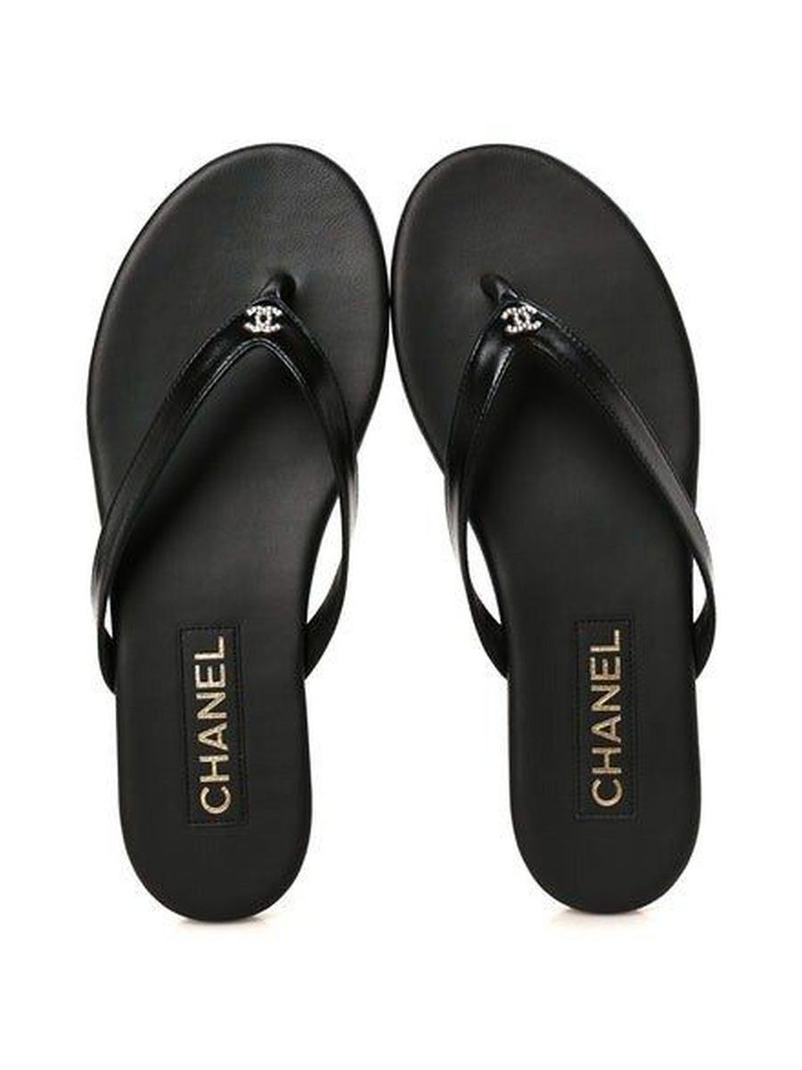 Chanel Leather flats – black