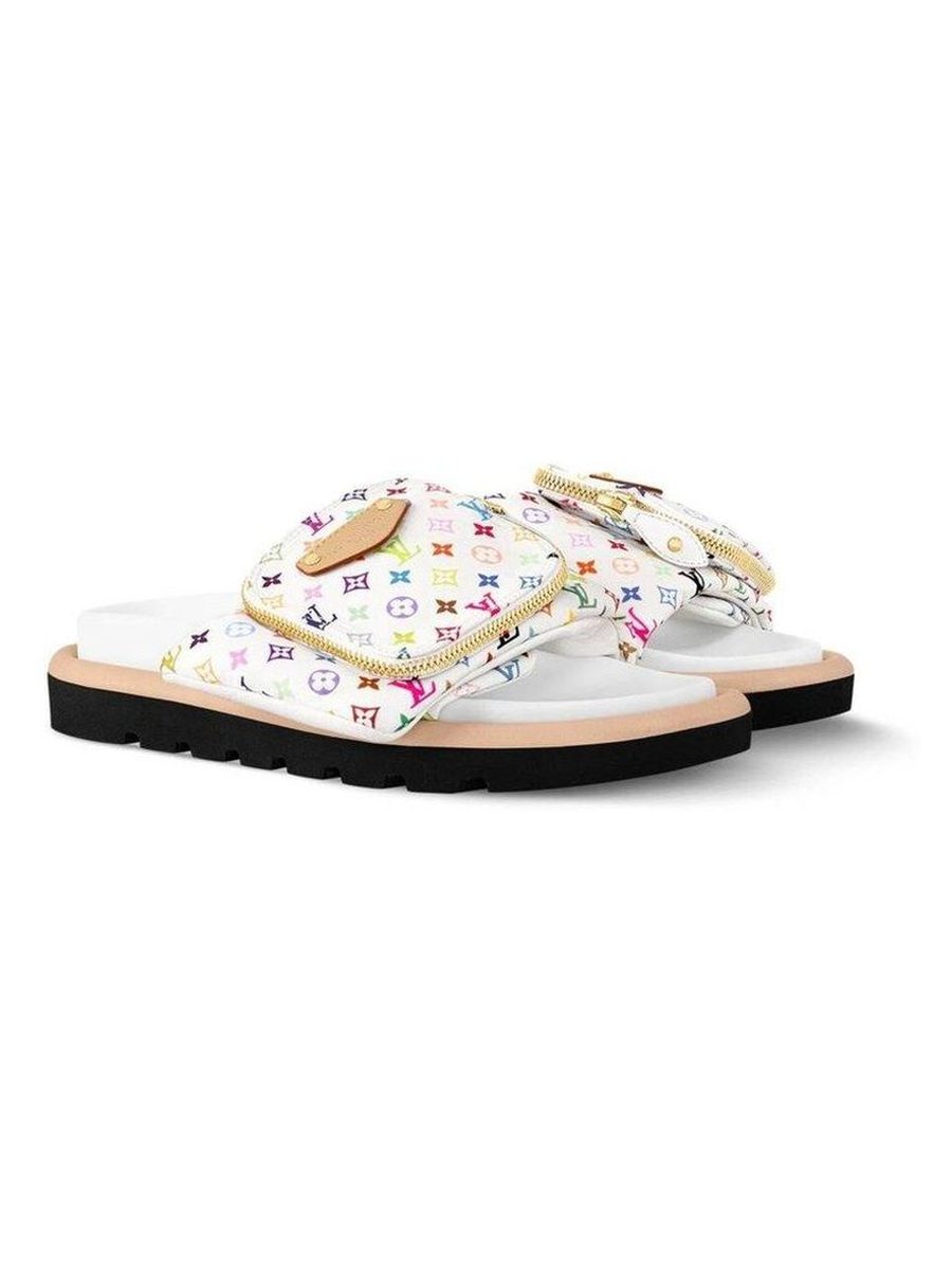 LV x TM Pool Pillow Flat Comfort Mule