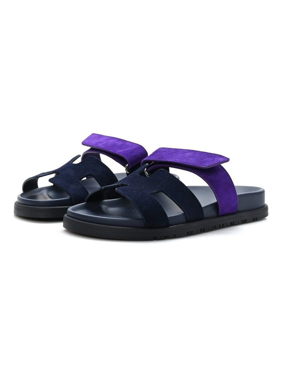 Hermès Chypre Sandals Suede