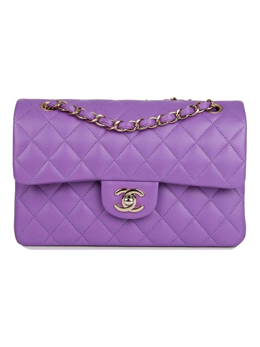 Medium Classic Double Flap Bag Lamb skin