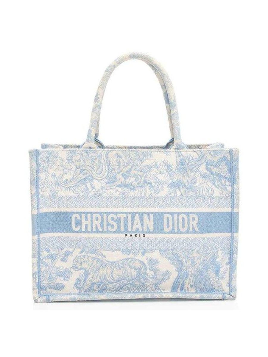 DIOR TOTE MEDIUM- blue