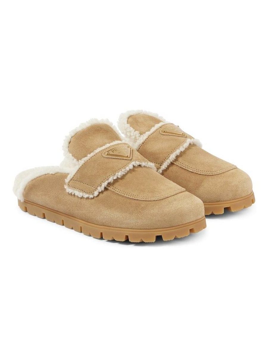 Shearling slippers