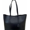 W leather tote bag