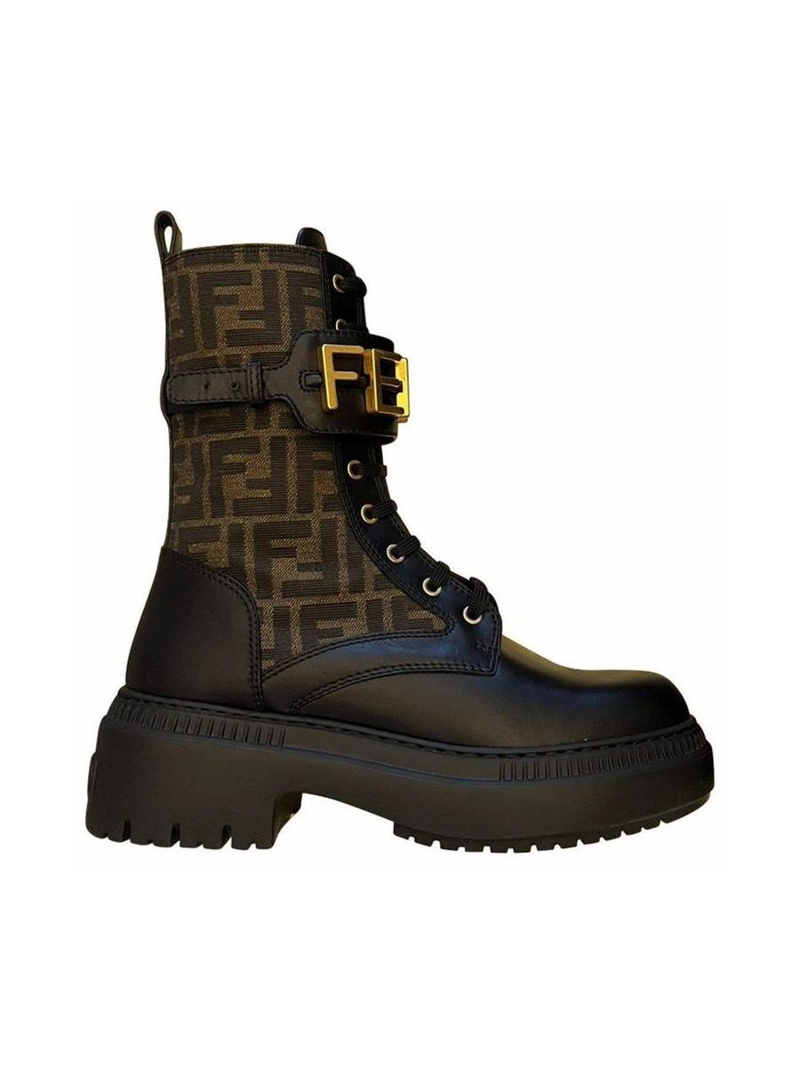 Fendigraphy Biker Boots