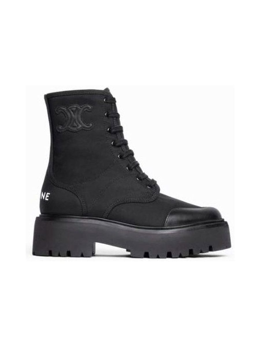 CELINE BULKY LACED UP BOOT