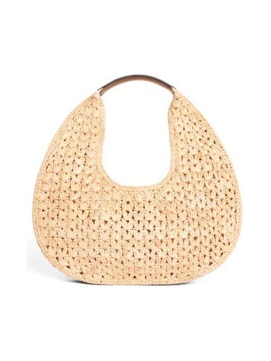 CELINE CLASSIC PANIER HOBO BAG IN RAFFIA