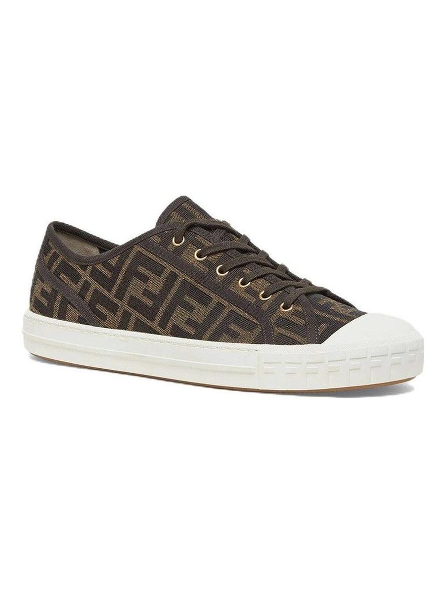 FF Logo Low-Top Sneakers