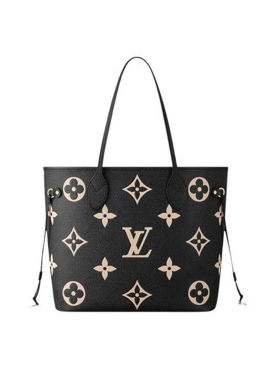 Neverfull MM BLACK BEIGE