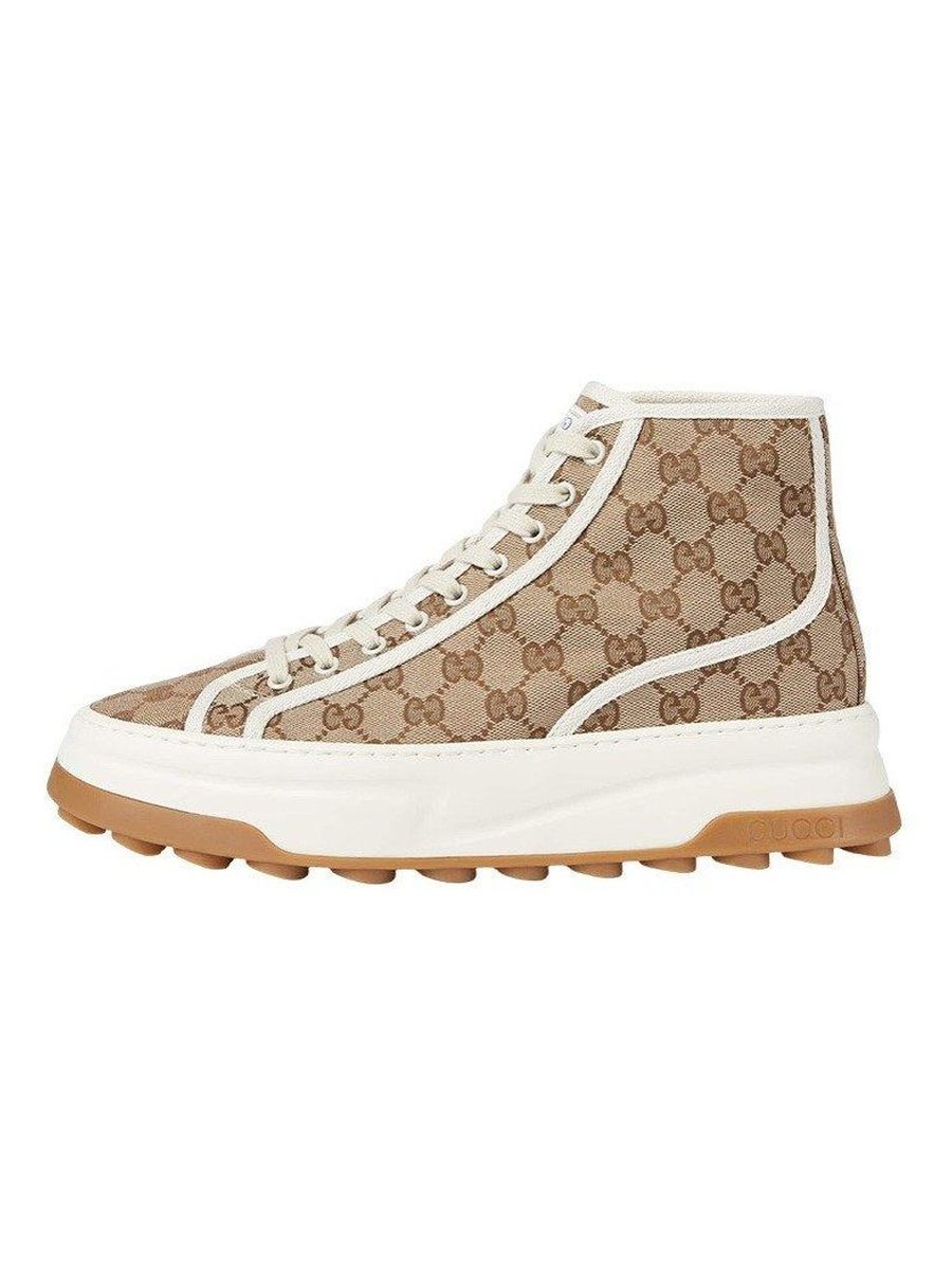 GG Motif High-Top Sneakers