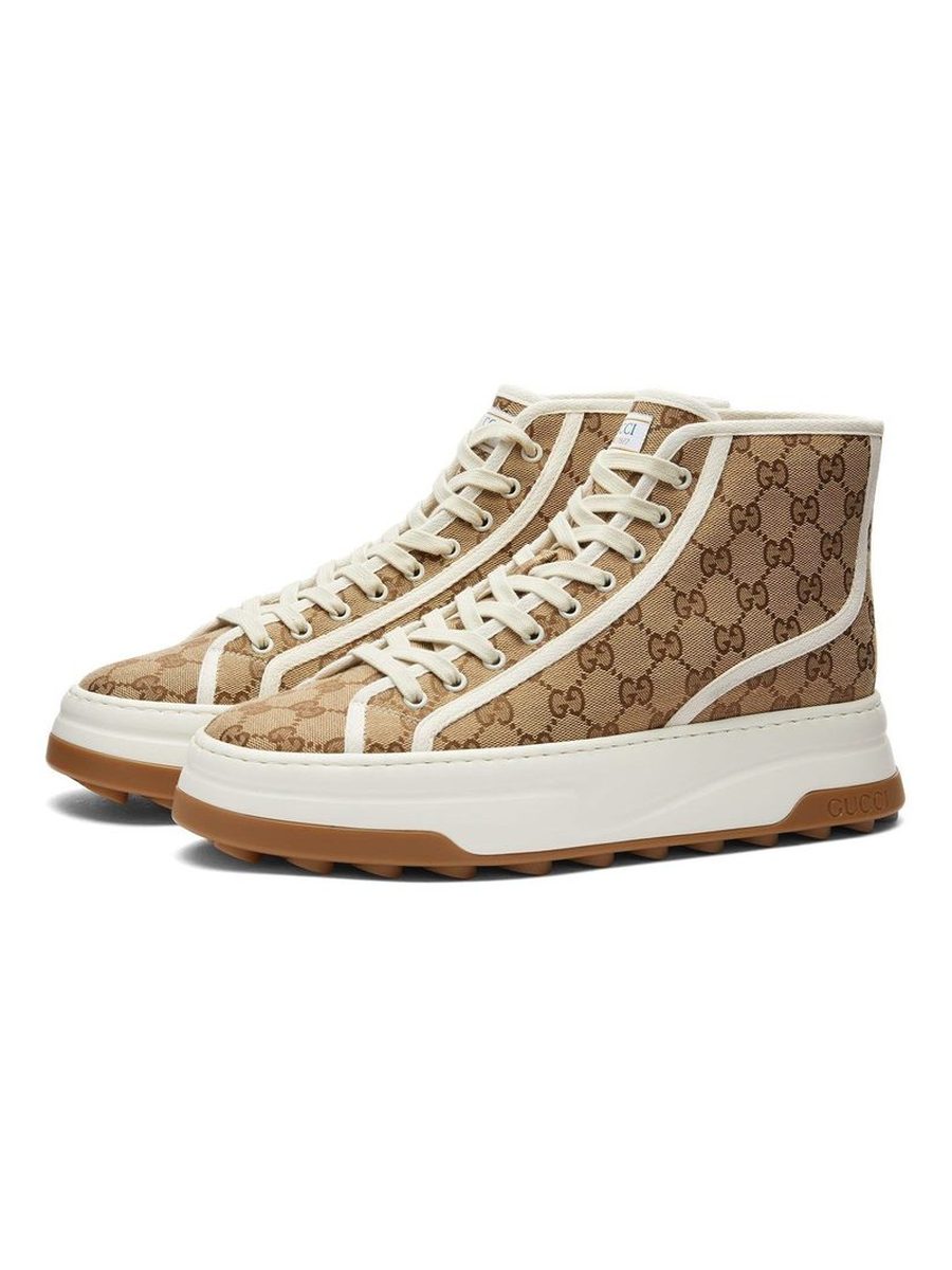 GG Motif High-Top Sneakers