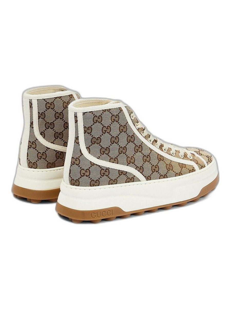 GG Motif High-Top Sneakers