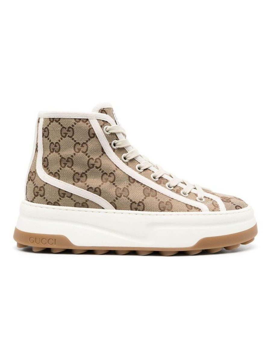 GG Motif High-Top Sneakers