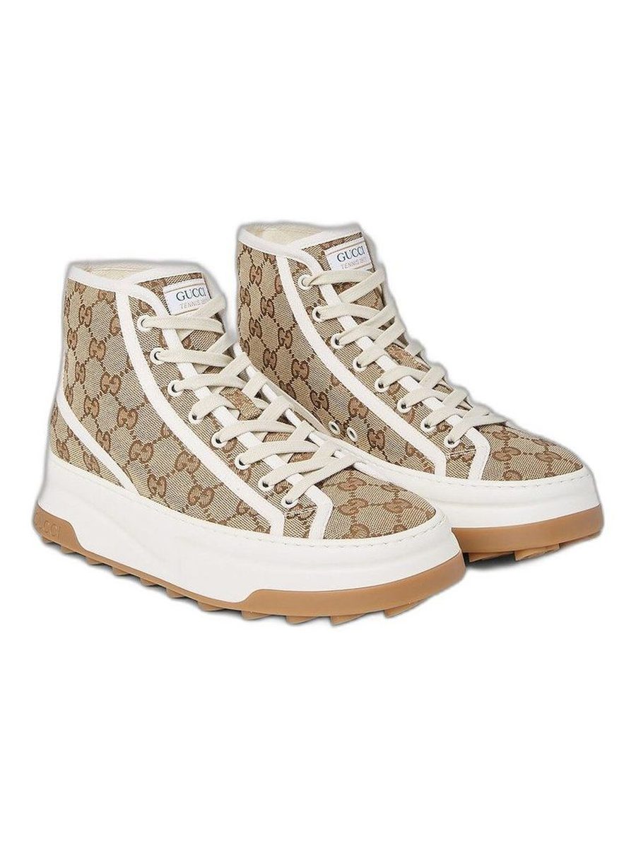 GG Motif High-Top Sneakers