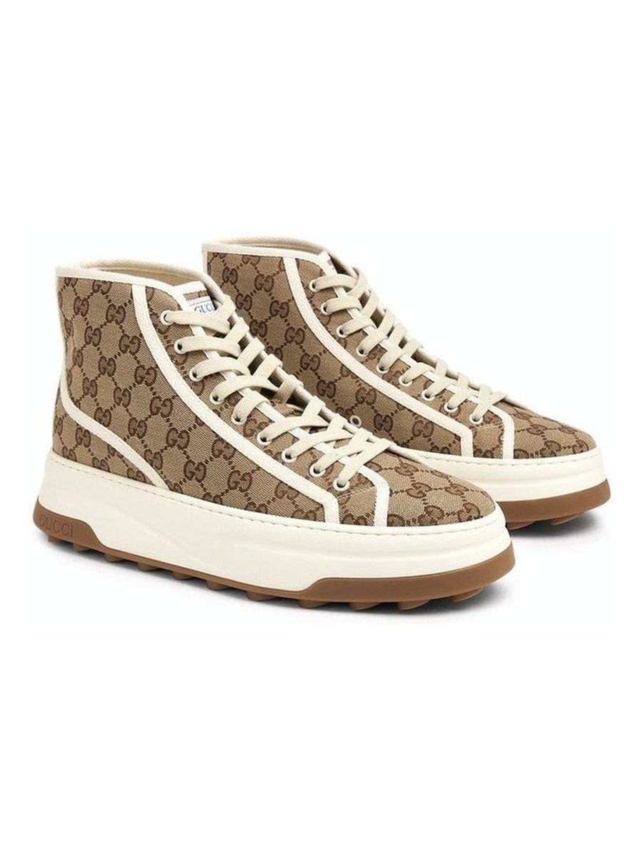 GG Motif High-Top Sneakers