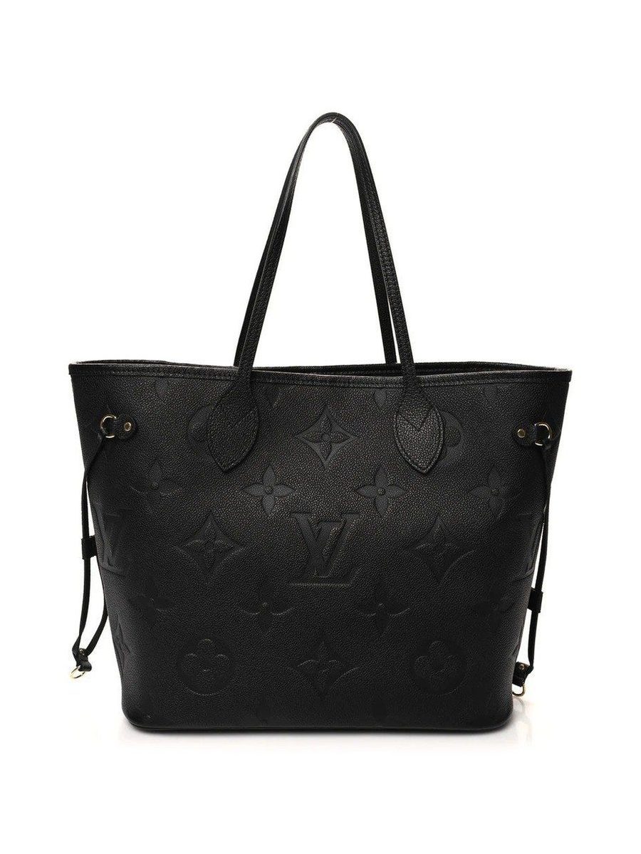 Neverfull MM BLACK LEATHER