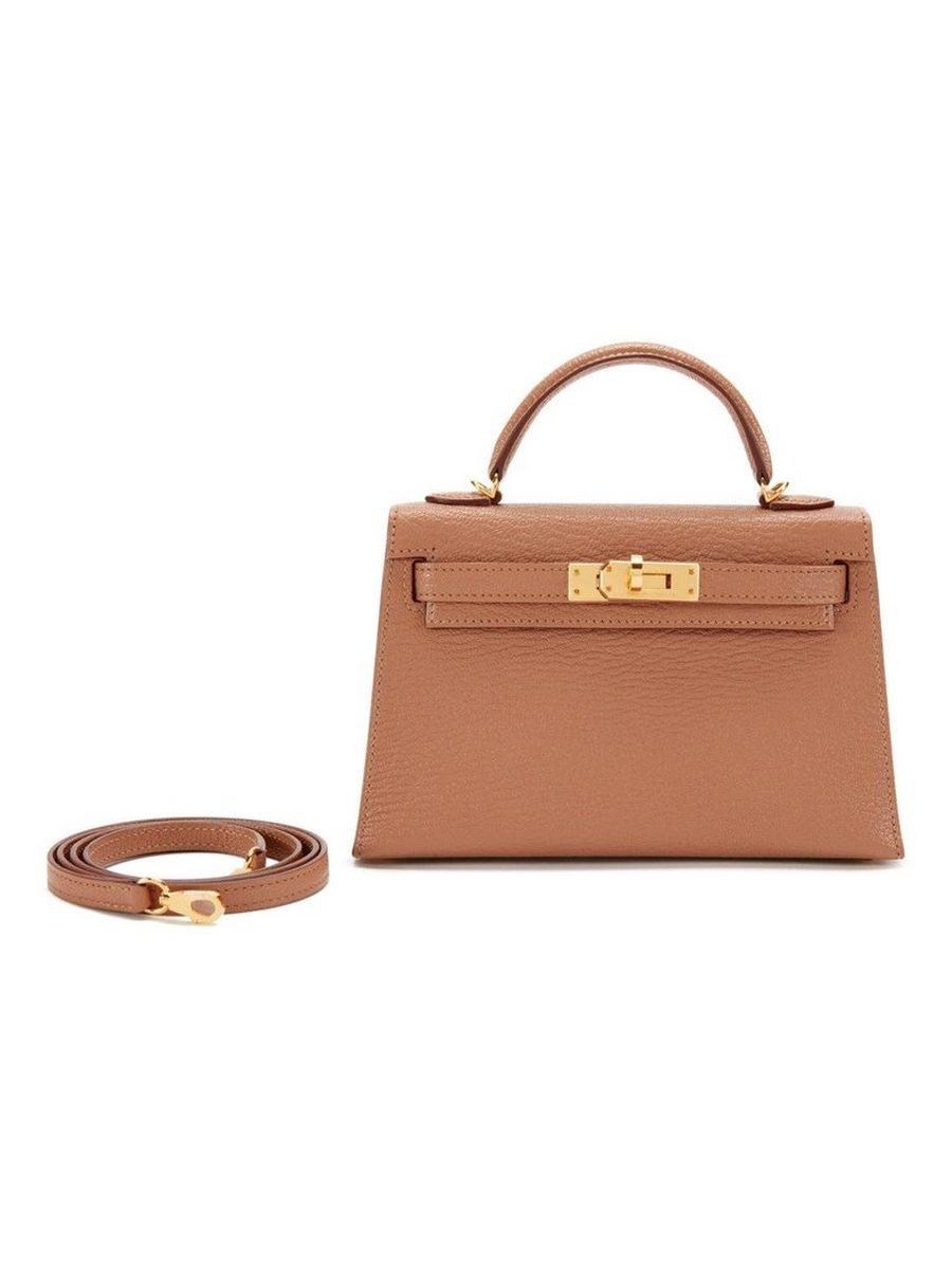 Kelly mini 20 Gold Epsom Gold Hardware