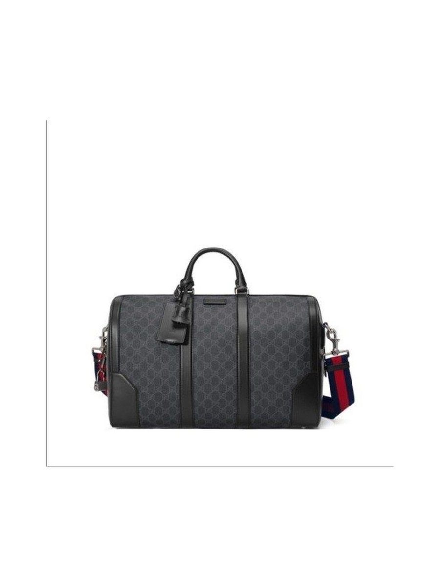GG BLACK CARRY-ON DUFFLE
