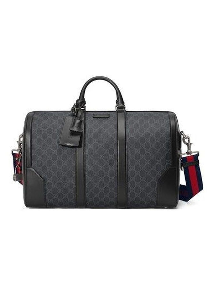 GG BLACK CARRY-ON DUFFLE
