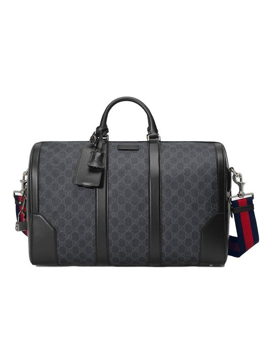 GG BLACK CARRY-ON DUFFLE
