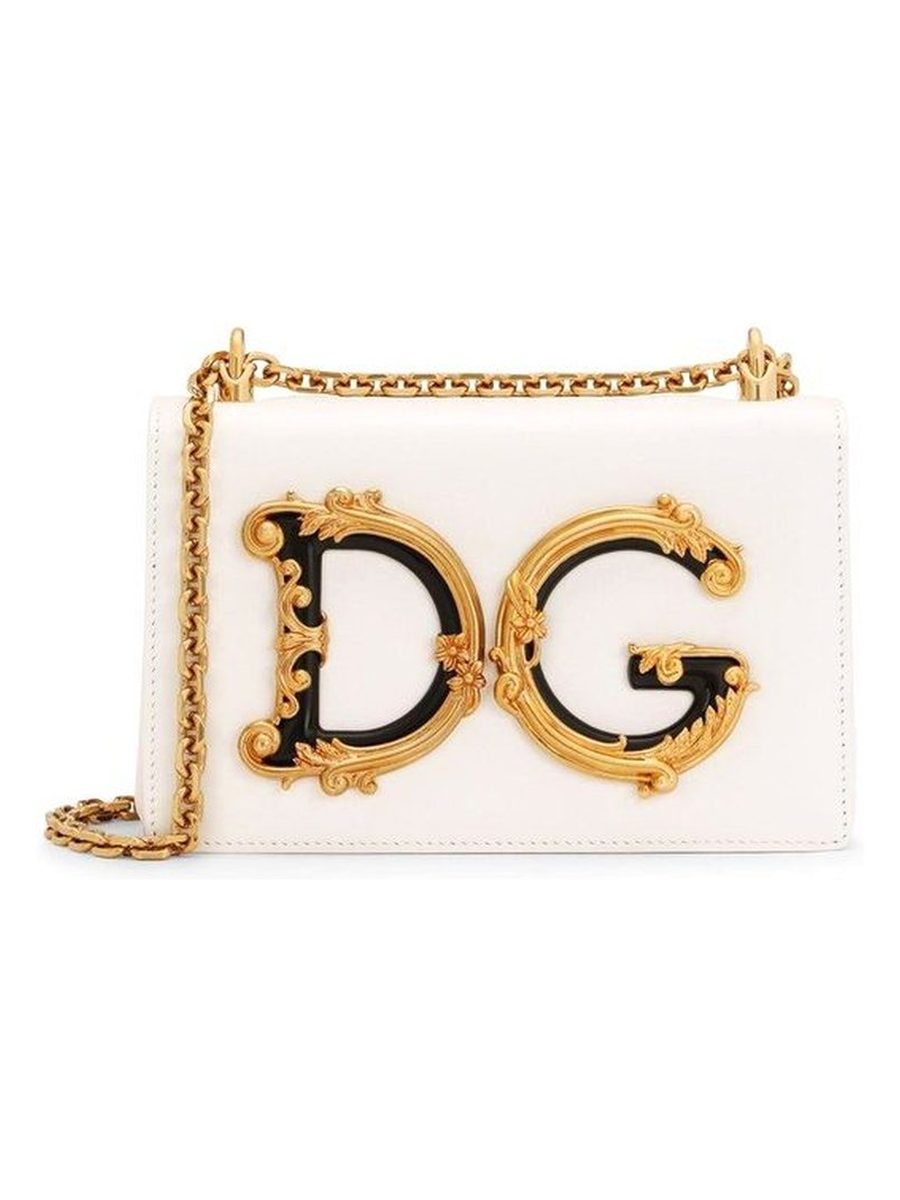 DG Girls Shoulder Bag White
