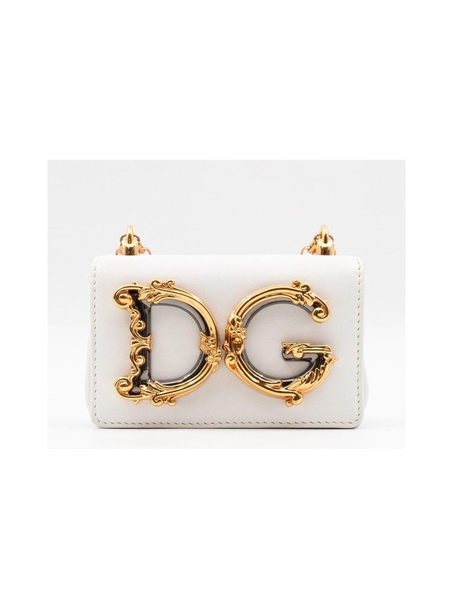 DG Girls Shoulder Bag White