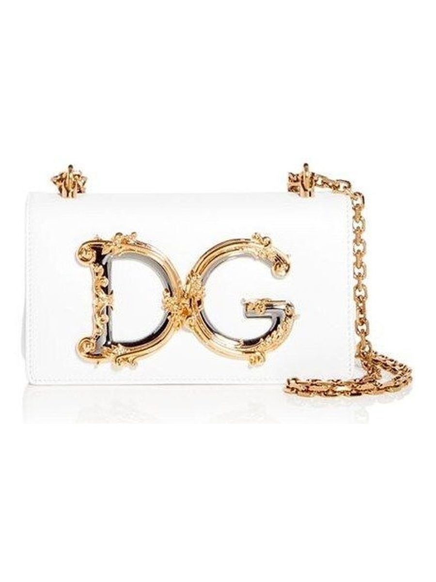 DG Girls Shoulder Bag White