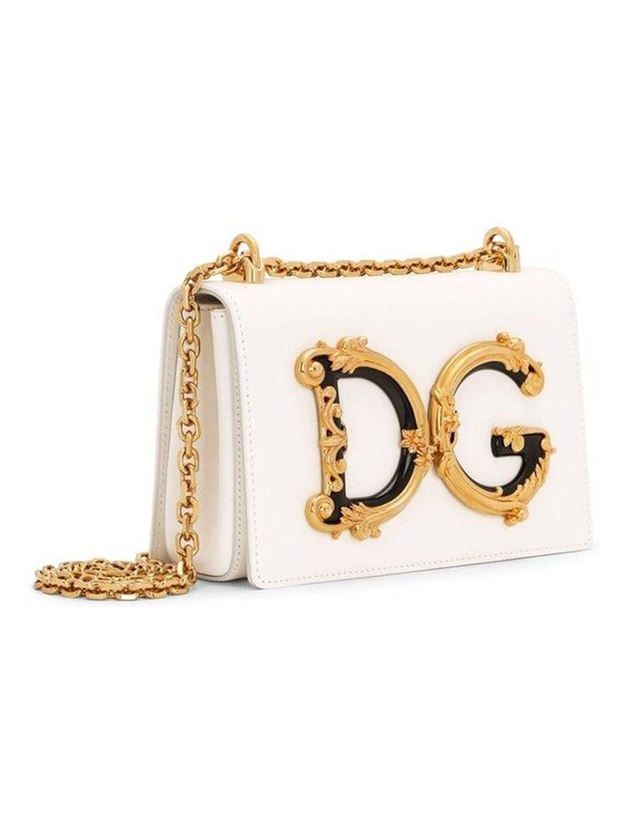 DG Girls Shoulder Bag White
