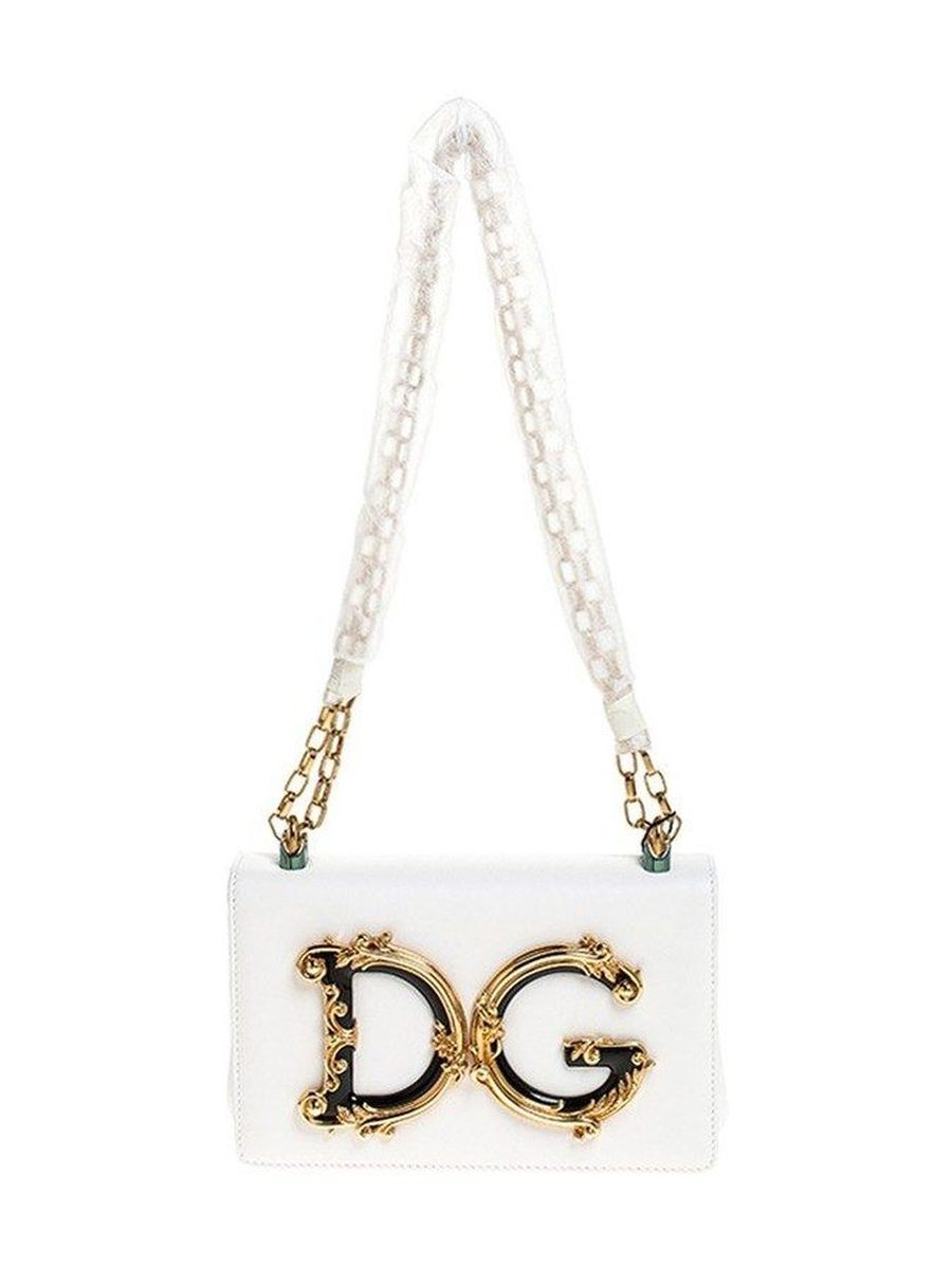 DG Girls Shoulder Bag White