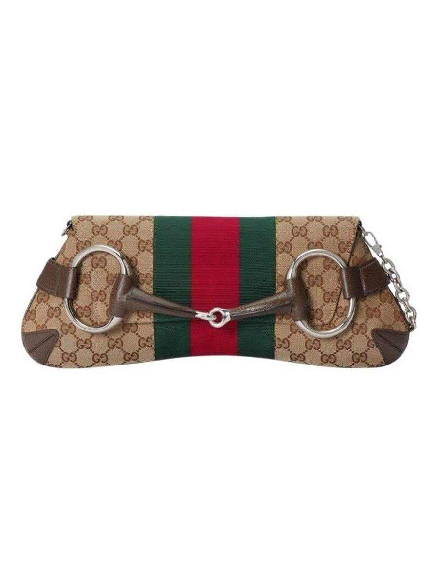 Horsebit Chain Medium Shoulder Bag