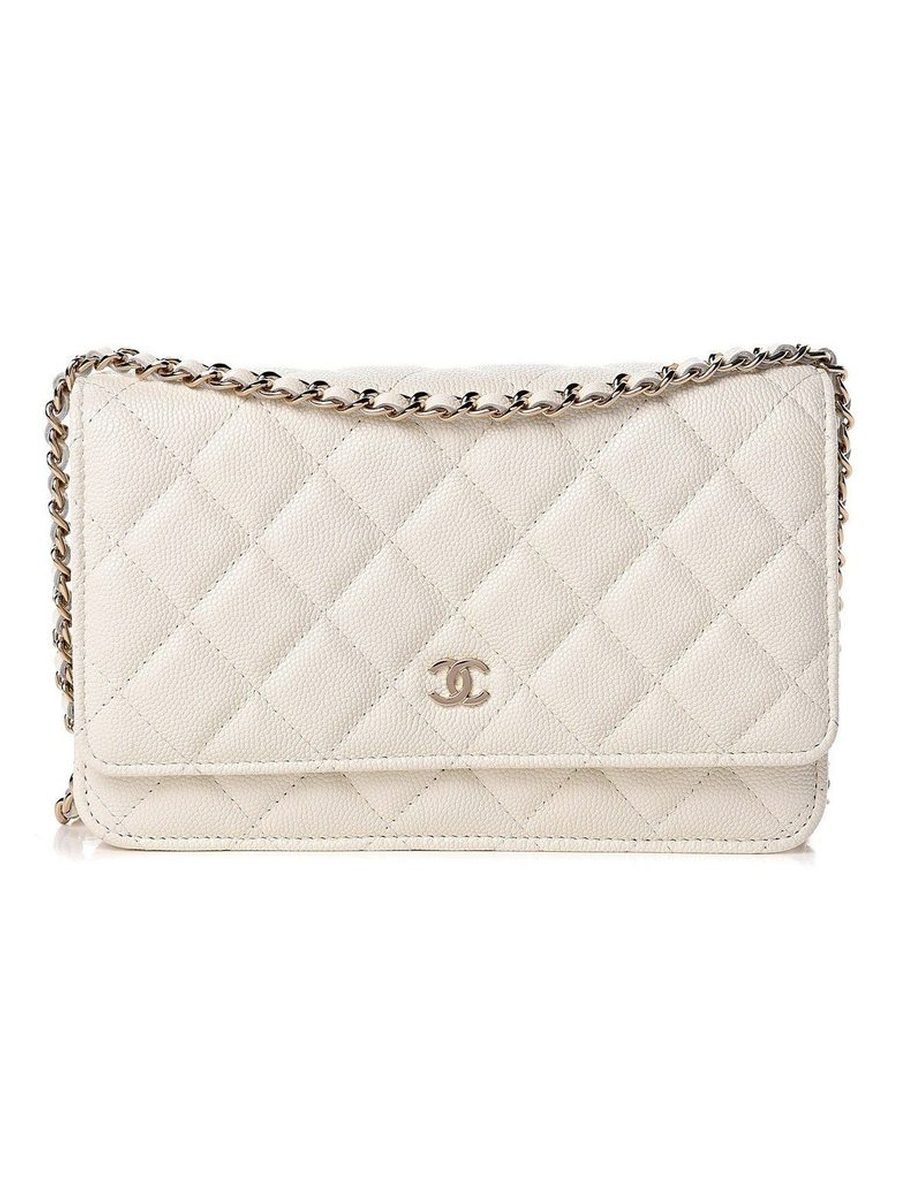 Wallet on Chain Caviar Skin White