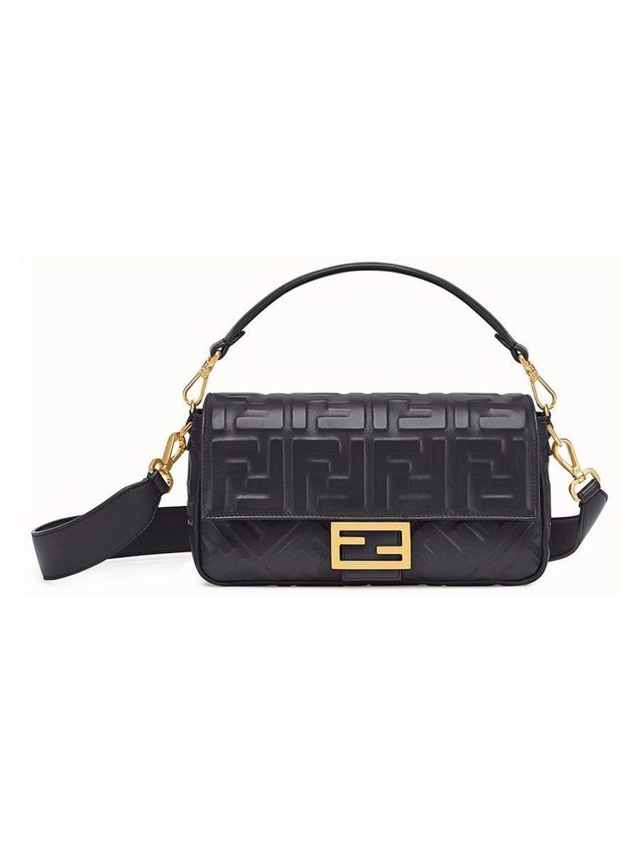 Baguette Black Leather