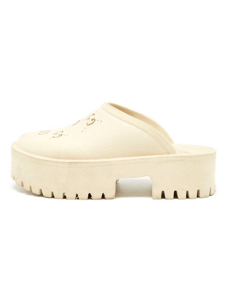 Platform Perforated G Sandal