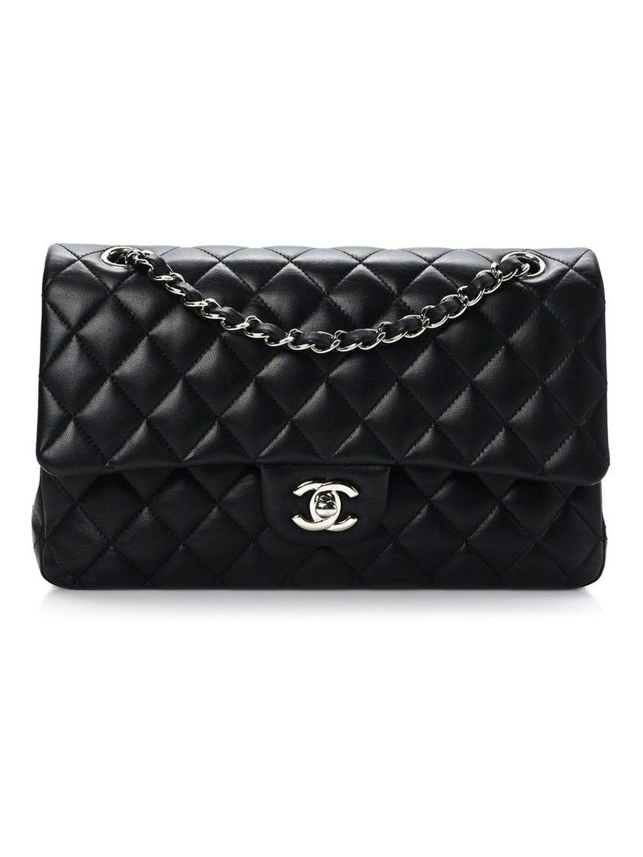 Medium Classic Double Flap Bag Lamb skin