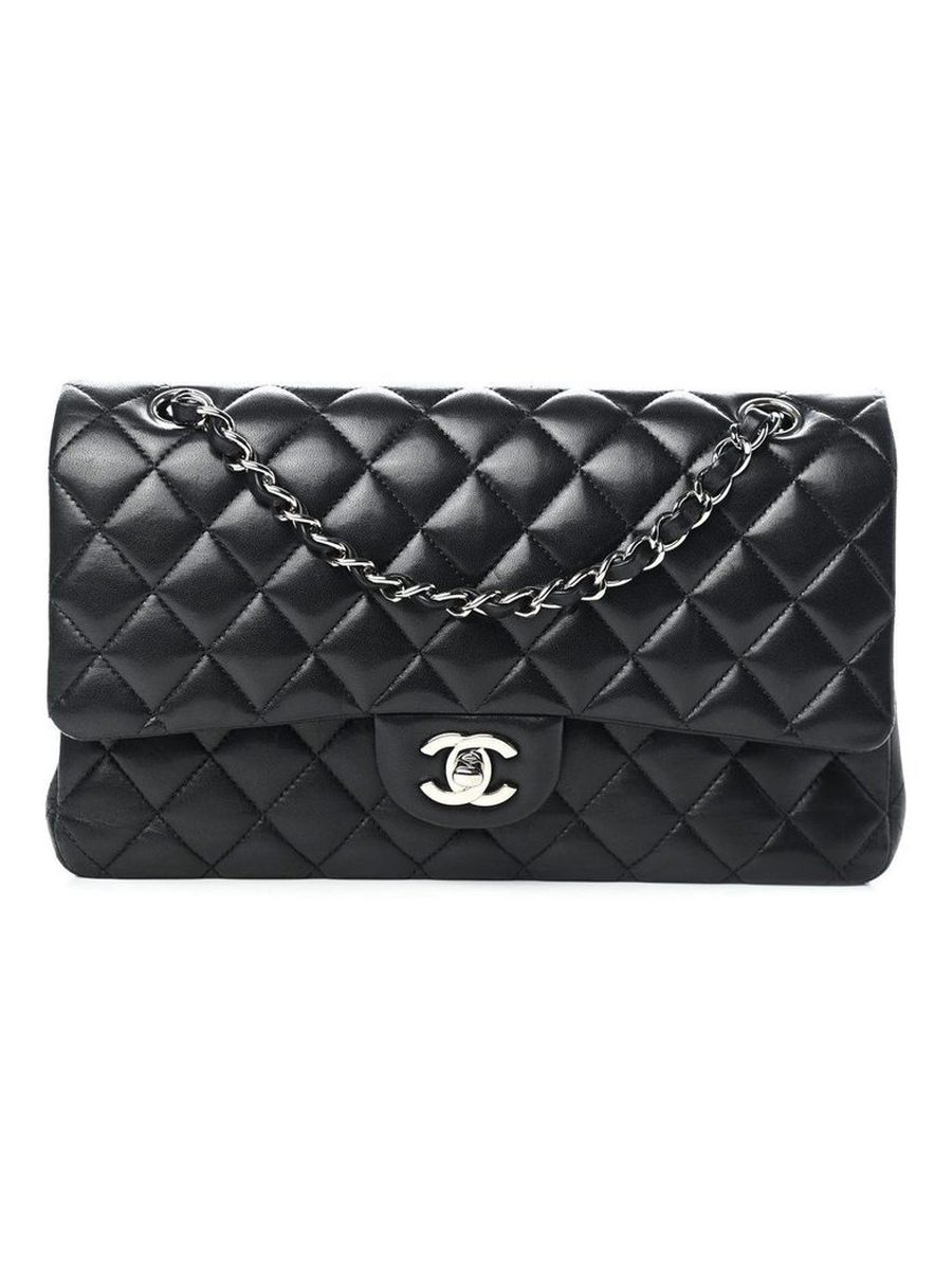 Medium Classic Double Flap Bag Lamb skin