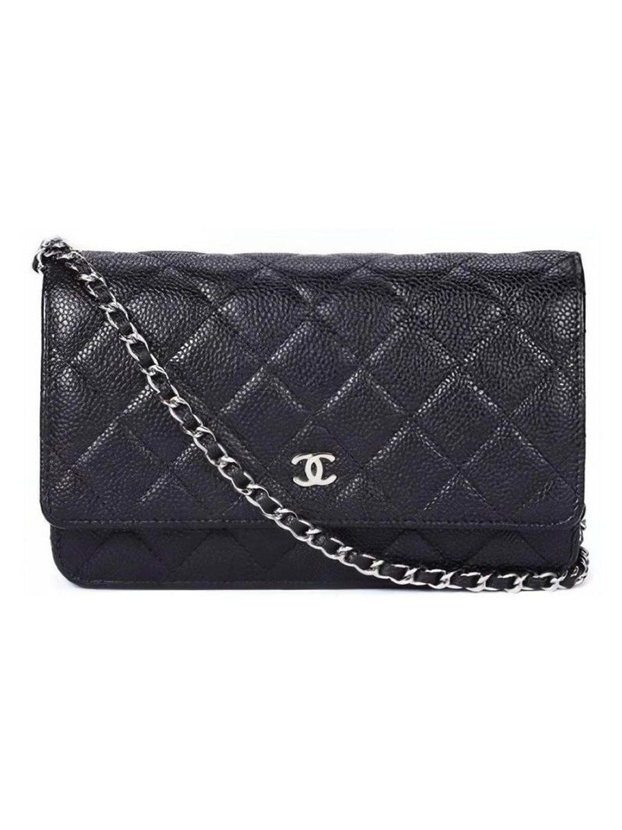 Chanel Wallet on Chain Caviar skin