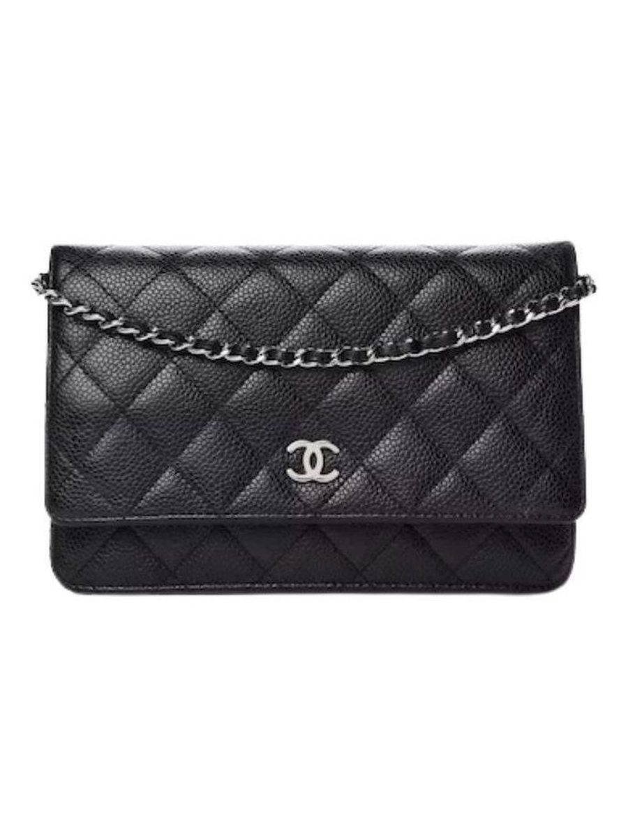 Chanel Wallet on Chain Caviar skin